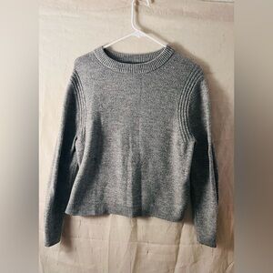 a new day Women's Heather Gray Crew Neck Sweater